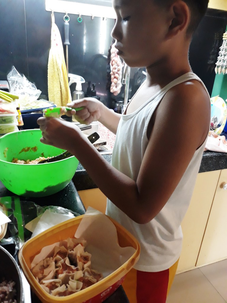 homeschooling lesson siomai making 