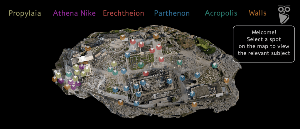 The Acropolis map