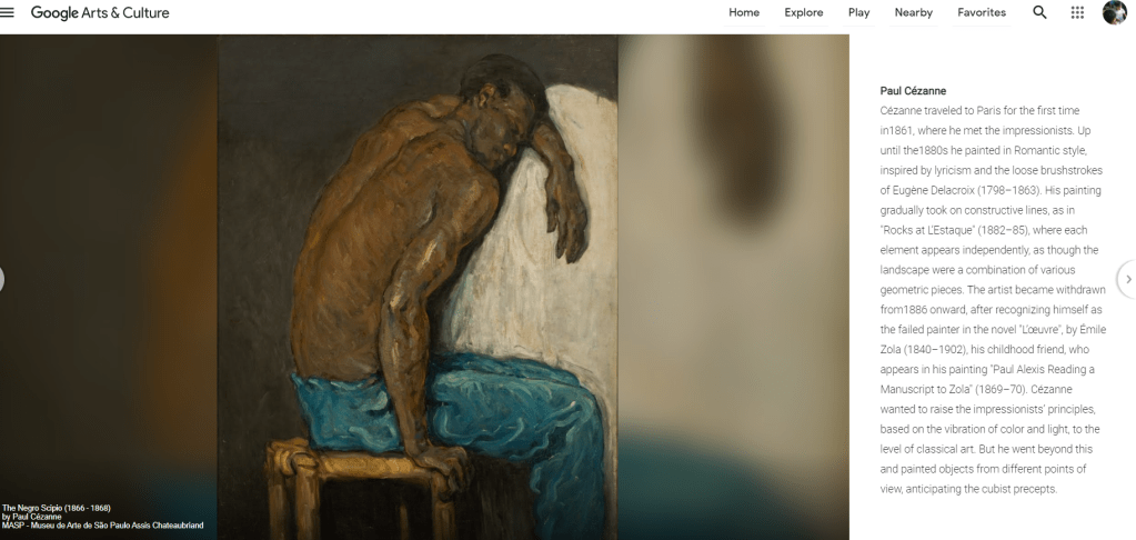 Paul Cezanne on display at Sao Paolo Museum of Arts