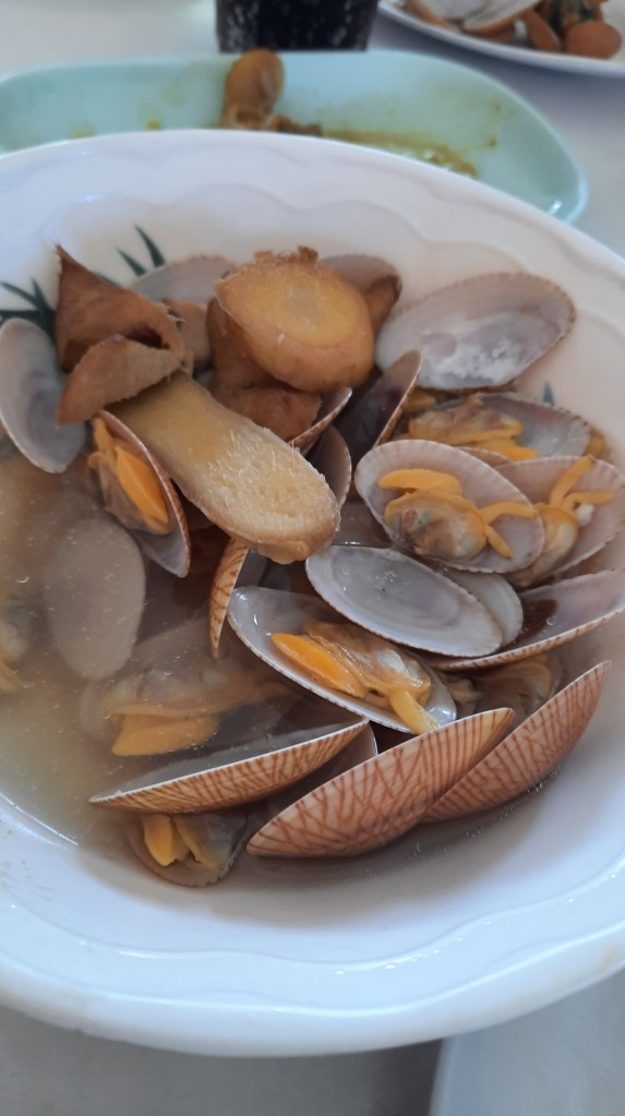 badoy a local Bicolano seafood dish