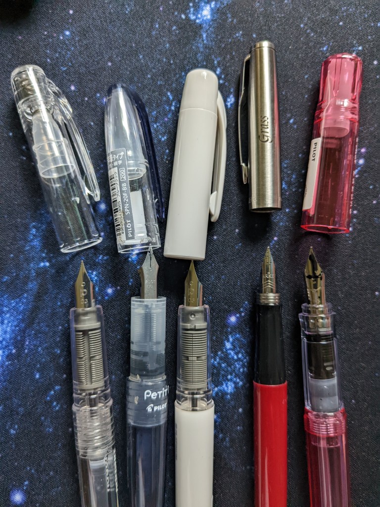 fountain pens