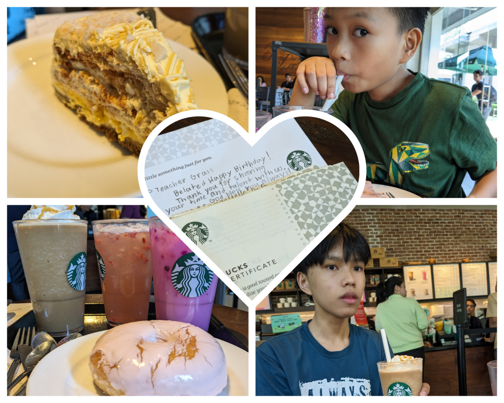 Starbucks treat