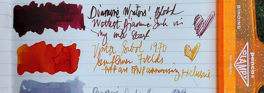 ink swatches