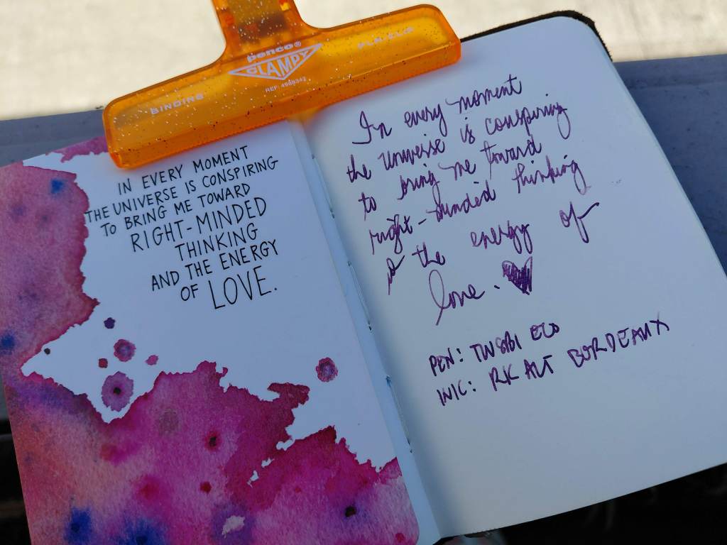 writing sample for Rohrer and Klingner alt bordeaux